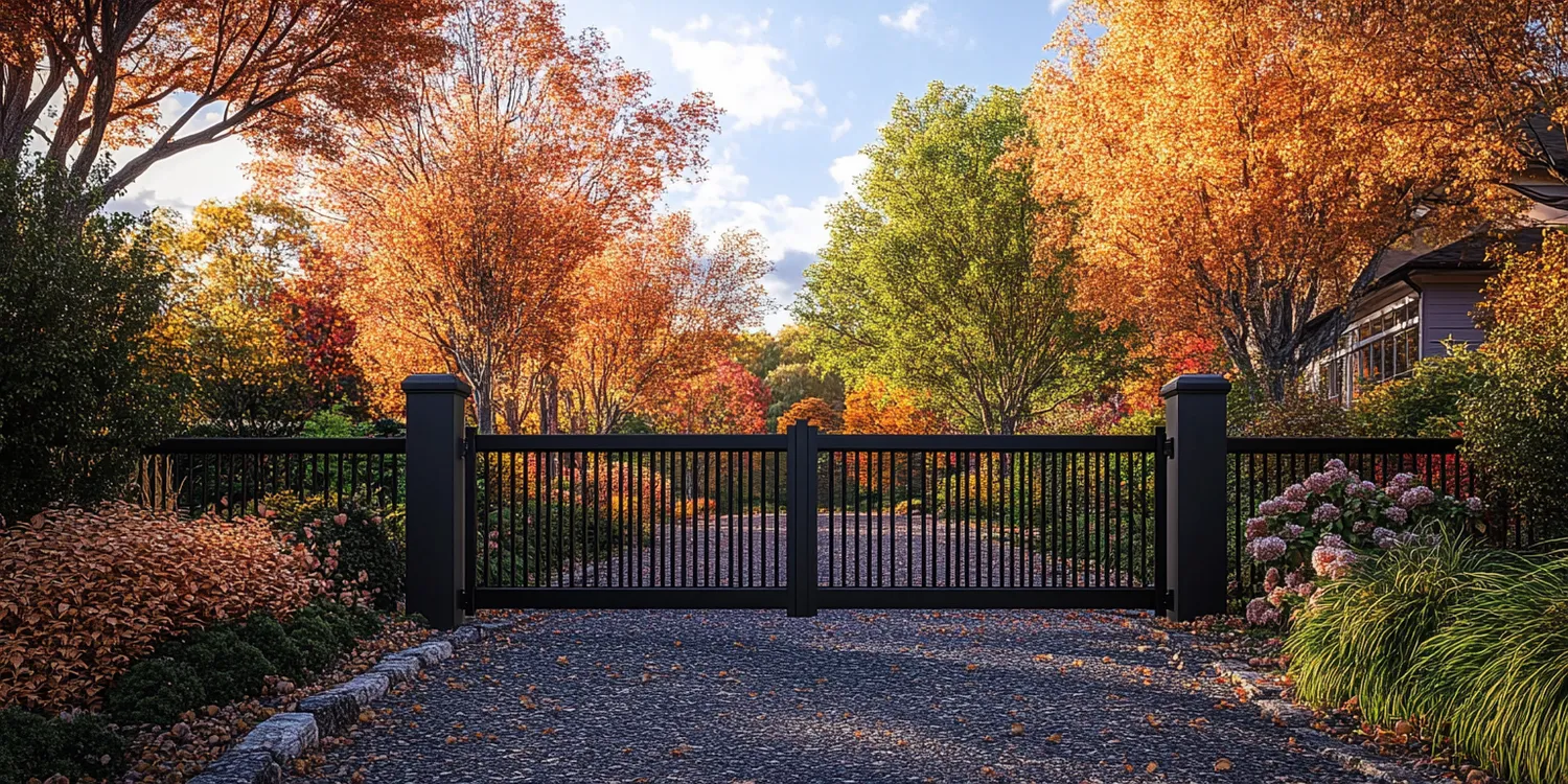 Alu Zäune aus Polen mit Montage